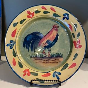 8 inch Rooster plate